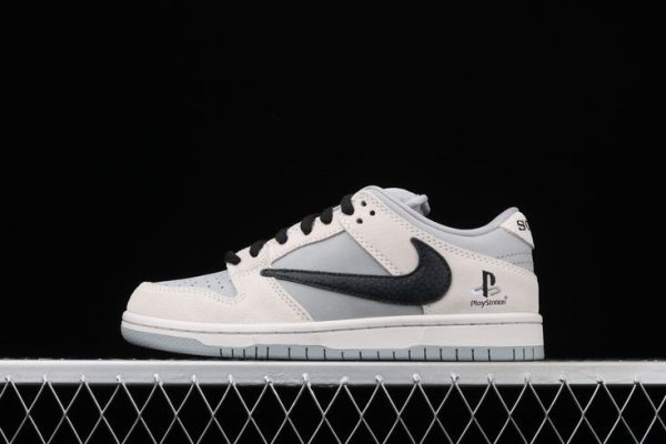 نایک اس بی دانک بدون ساق پلی استیشن طوسی Nike sb dunk low playstation grey