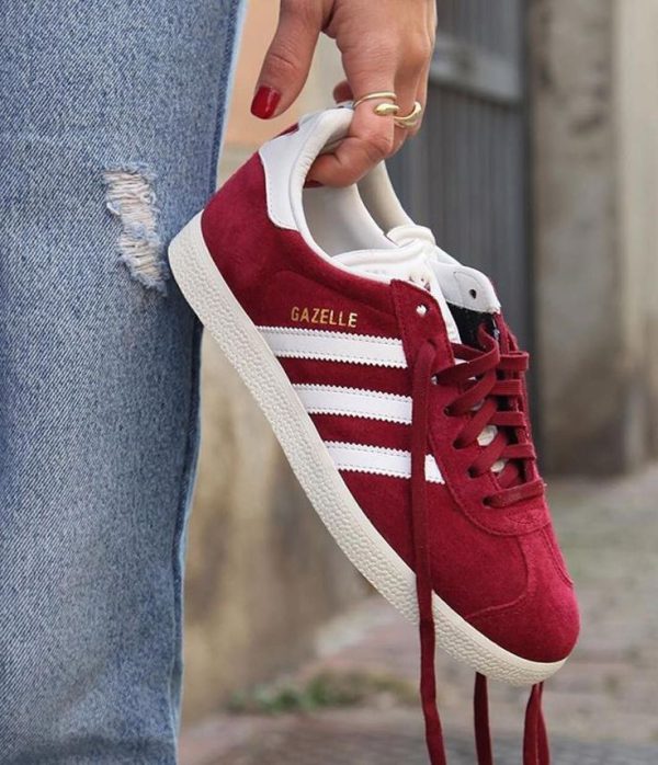 آدیداس گزل زرشکی Adidas gazelle Crimson