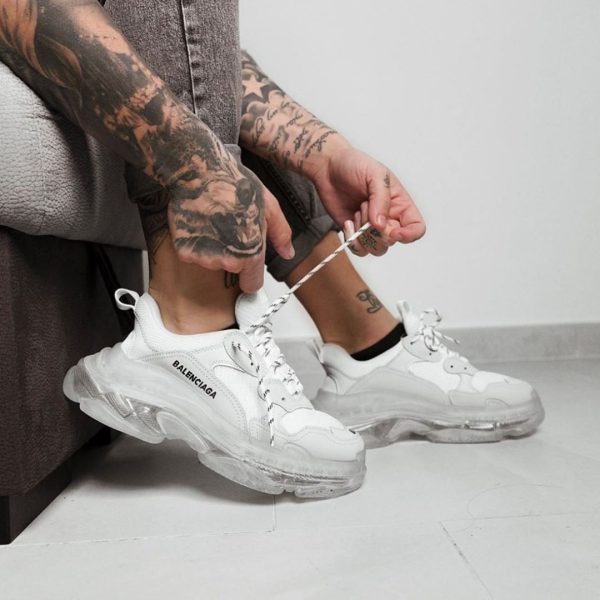 بالنسیاگا تریپل اس سفید Balenciaga triple s white