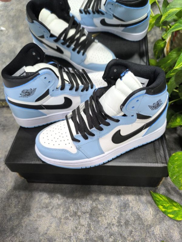 نایک ایر جردن ۱ ساقدار یونیورسیتی آبی Nike air Jordan 1 high university blue - Image 2