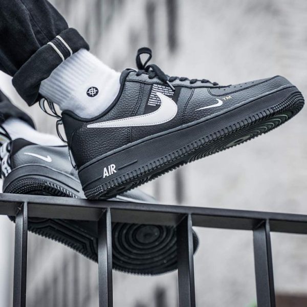 نایک ایر فورس ۱ بدون ساق یوتیلیتی مشکی Nike air force 1 utility black