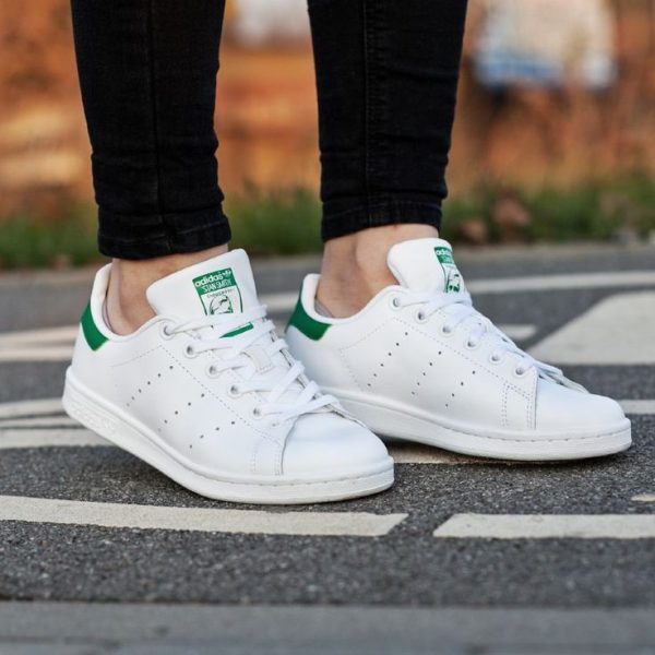 آدیداس استن اسمیت بندی سفید سبز Adidas stan Smith white green