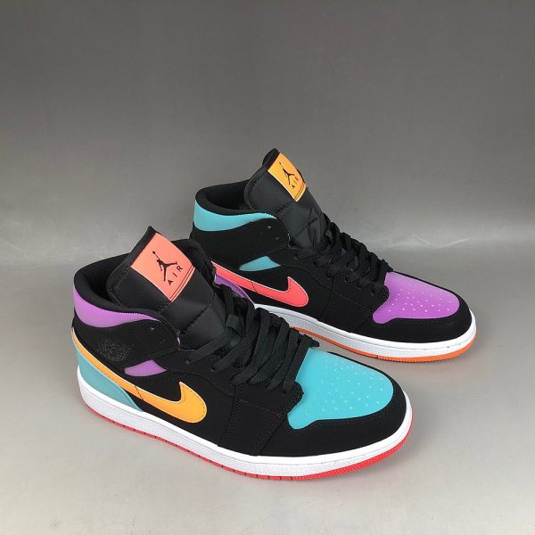 نایک ایر جردن ۱ ساقدار آبنبات رنگی Nike air jordan 1 mid candy