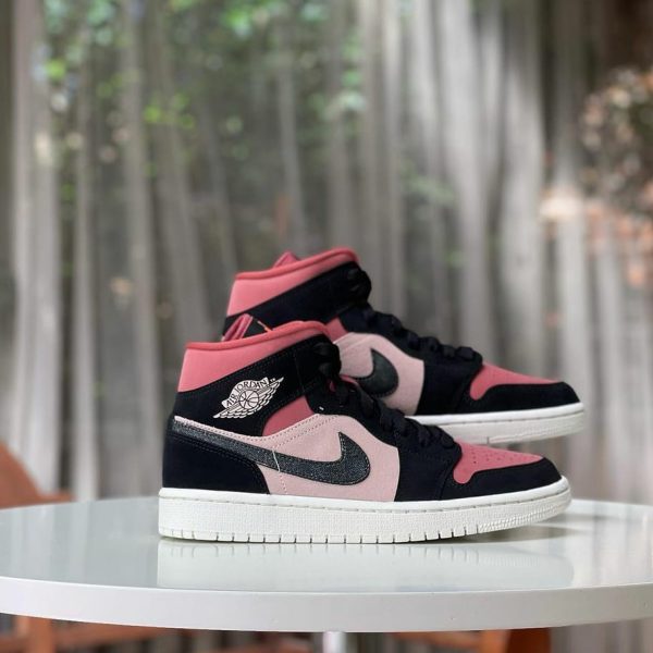 نایک ایر جردن ۱ ساقدار کانیون روست Nike air jordan 1 mid canyon rust