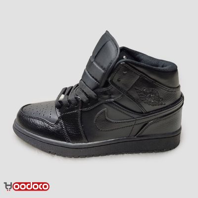 نایکی ایر جردن ۱ تمام مشکی Nike air jordan 1 high black