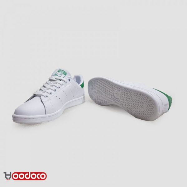 آدیداس استن اسمیت بندی سفید سبز Adidas stan Smith white green - Image 3