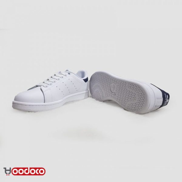 آدیداس استن اسمیت سفید سورمه ای Adidas stan Smith white navy - Image 3