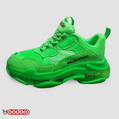 کتانی بالنسیاگا تریپل اس سبز Balenciaga triple s green