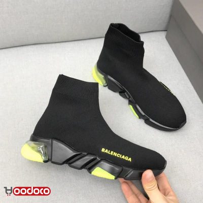 کتانی بالنسیاگا جورابی اسپید ترینر ایر سبز Balenciaga sock speed trainer green air