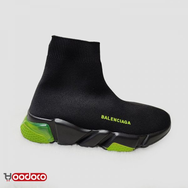 کتانی بالنسیاگا جورابی اسپید ترینر ایر سبز Balenciaga sock speed trainer green air