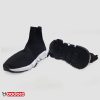 کتانی بالنسیاگا جورابی اسپید ترینر مشکی سفید Balenciaga sock speed trainer black and white