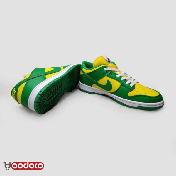 نایک اس بی دانک بدون ساق برزیل سبز زرد Nike sb dunk low Brazil green and yellow - Image 3