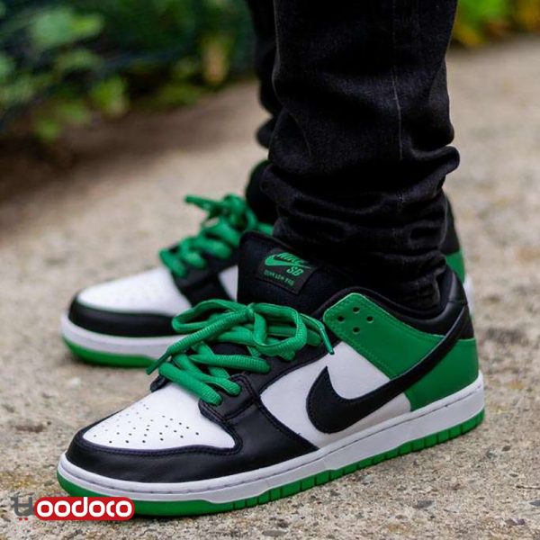 کتانی نایک اس بی دانک بدون ساق سبز کلاسیک Nike sb dunk low classic green