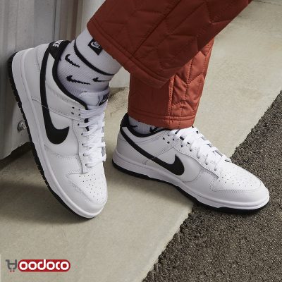 کتانی نایک اس بی دانک بدون ساق سفید Nike sb dunk low white