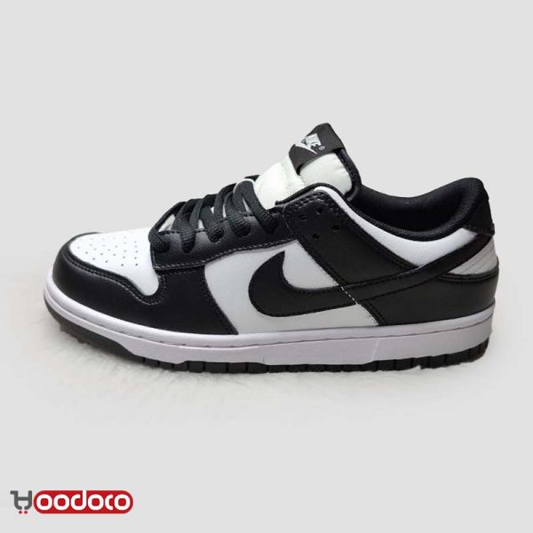 کتانی نایک اس بی دانک بدون ساق مشکی سفید Nike sb dunk low black and white