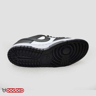 کتانی نایک اس بی دانک بدون ساق مشکی سفید Nike sb dunk low black and white