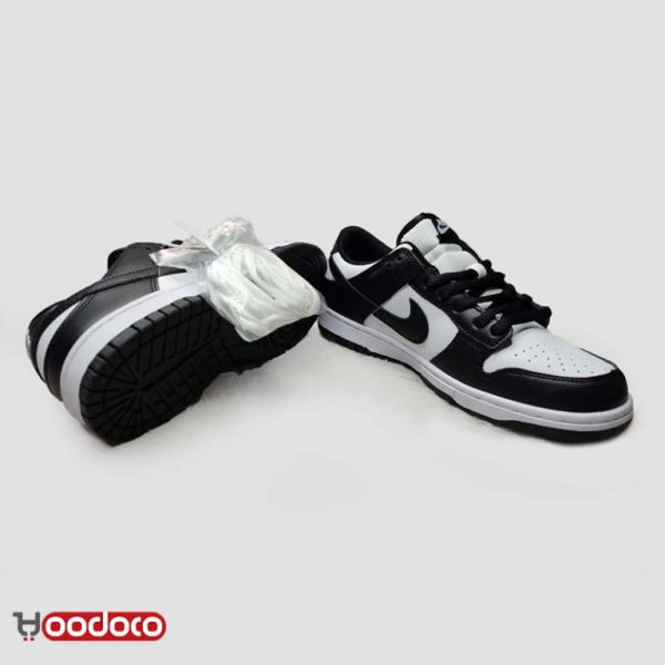 نایک اس بی دانک بدون ساق مشکی سفید Nike sb dunk low black and white - Image 3