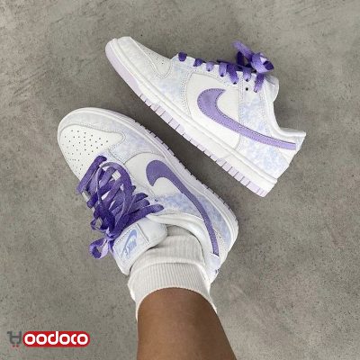 کتانی نایک اس بی دانک بدون ساق پالس بنفش Nike sb dunk low pulse purple