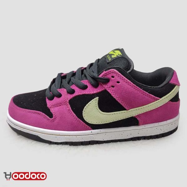 کتانی نایک اس بی دانک بدون ساق پلام ارغوانی Nike sb dunk low plum magenta