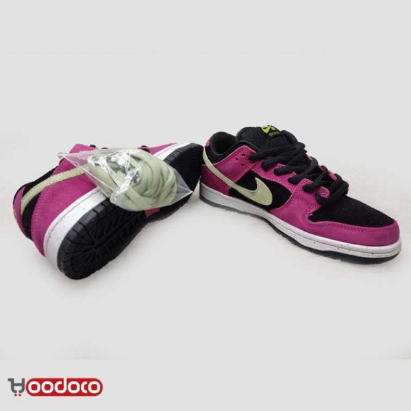 نایک اس بی دانک بدون ساق پلام ارغوانی Nike sb dunk low plum magenta - Image 3