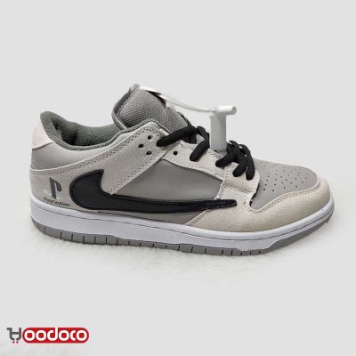 کتانی نایک اس بی دانک بدون ساق پلی استیشن طوسی Nike sb dunk low playstation grey