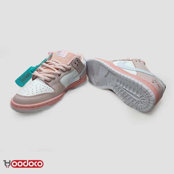 نایک اس بی دانک بدون ساق پیجون صورتی سفید Nike sb dunk low pigeon pink and white - Image 4