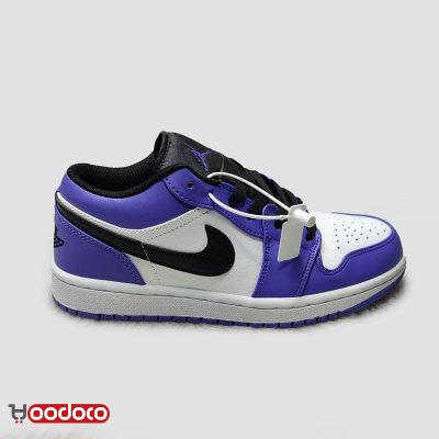 کتانی نایک ایر جردن ۱ بدون ساق کورت بنفش Nike air jordan 1 low court purple