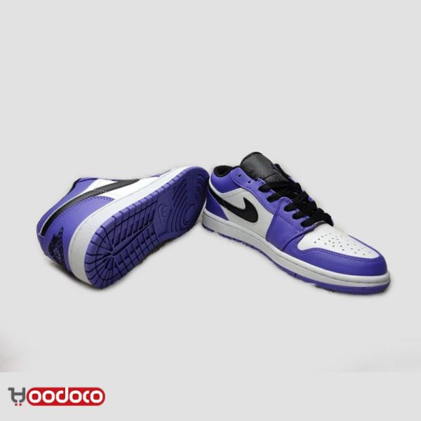 نایک ایر جردن ۱ بدون ساق کورت بنفش Nike air jordan 1 low court purple - Image 2