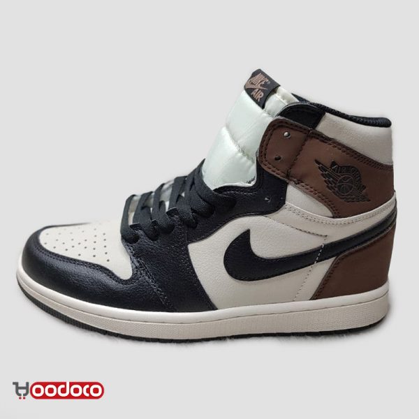 کتانی نایک ایر جردن ۱ موکا قهوه ای Nike air jordan 1 high dark mocha