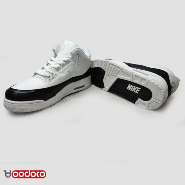 نایک ایر جردن ۳ فراگمنت سفید مشکی Nike air Jordan 3 fragmentdesign white and black - Image 3