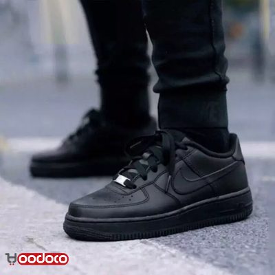 کتانی نایک ایر فورس ۱ تمام مشکی Nike air force 1 black