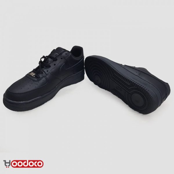 نایک ایر فورس ۱ بدون ساق تمام مشکی Nike air force 1 black - Image 3