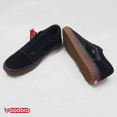 ونس اولد اسکول مشکی قهوه ای Vans oldskool black brown