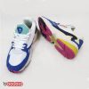 آدیداس فالکن سفید آبی زرد Adidas falcon white and blue and yellow