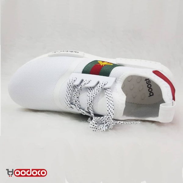 آدیداس ان ام دی رانر گوچی زنبوری سفید Adidas nmd runner gucci bee white