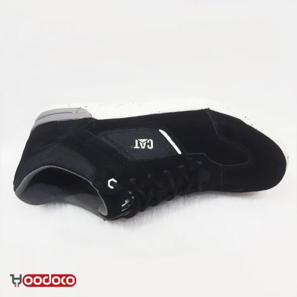 کفش کاترپیلار چرمی جیر مشکی Caterpillar suede leather black - Image 3