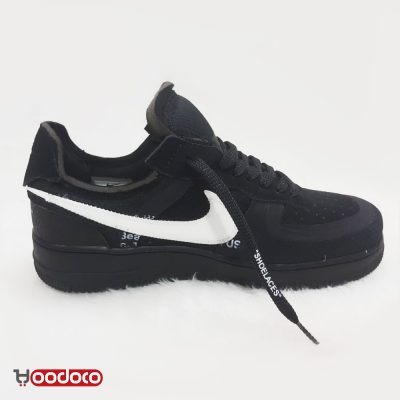 نایک ایر فورس آف وایت مشکی Nike air force off white black