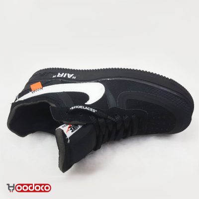 نایک ایر فورس آف وایت مشکی Nike air force off white black