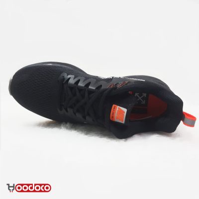 کفش نایک زوم استراکچر 21 آف وایت مشکی Nike air zoom structure 21 off black