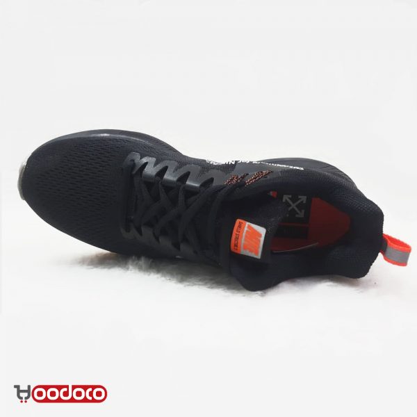 کفش نایک زوم استراکچر 21 آف وایت مشکی Nike air zoom structure 21 off black