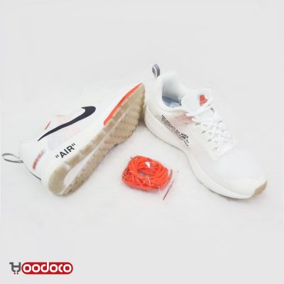 کفش زوم استراکچر 21 آف وایت سفید Nike air zoom structure 21 off white