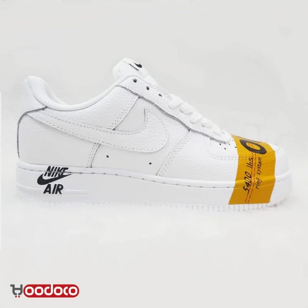 کفش نایک فورس آف وایت چرمی سفید Nike Force Off White