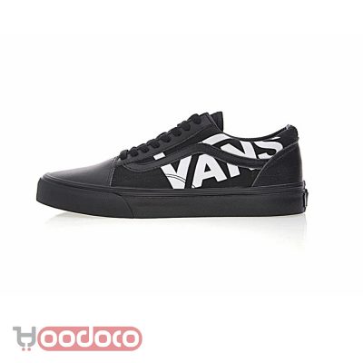 کفش ونس اولد اسکول نوشته ونس مشکی vans Old Skool writing vans black