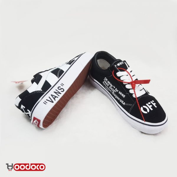 ونس آف وایت مشکی Vans Old Skool off white black