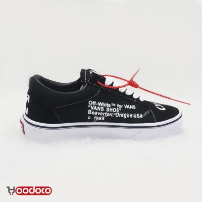 ونس آف وایت مشکی Vans Old Skool off white black