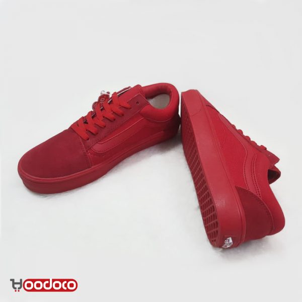 کفش ونس اولد اسکول تمام قرمز Vans Old Skool all red