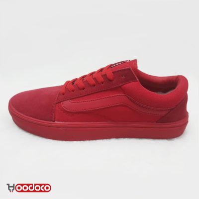 کفش ونس اولد اسکول تمام قرمز Vans Old Skool all red