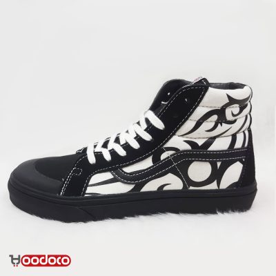 کفش کتونی ونس ساقدار مشکی سفید Vans SK8 black white