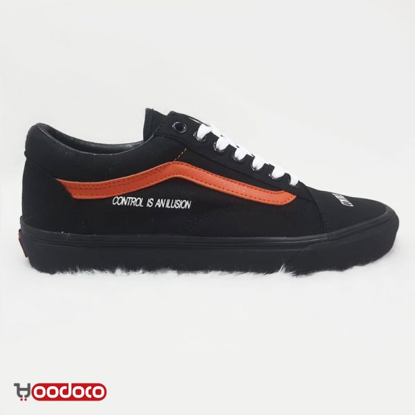 کفش ونس اولد اسکول مشکی نارنجی Vans Old Skool black orange