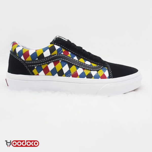 کفش ونس اولد اسکول شطرنجی رنگی Vans Old Skool checker